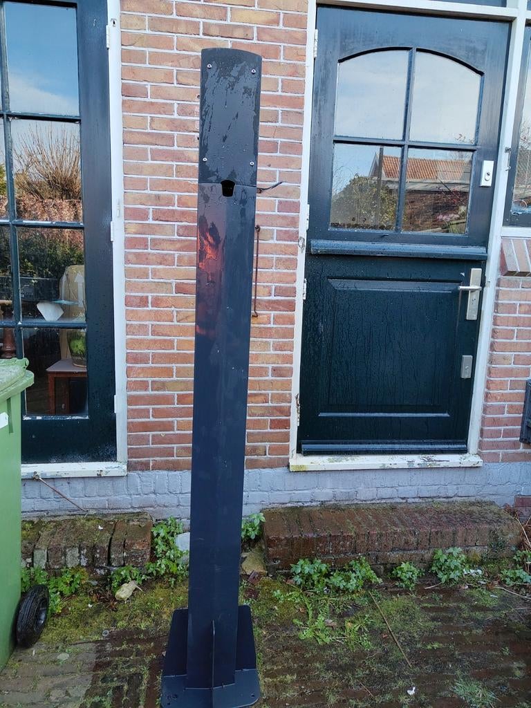 RVS Paal voor Elvi lader - Laadpaal Bevestiging, Ophalen