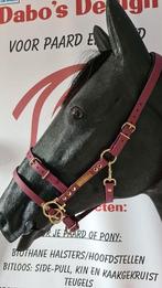 Donkerbruin biothane trainingshalster monty roberts, Dieren en Toebehoren, Ophalen of Verzenden, Zo goed als nieuw, Dressuur