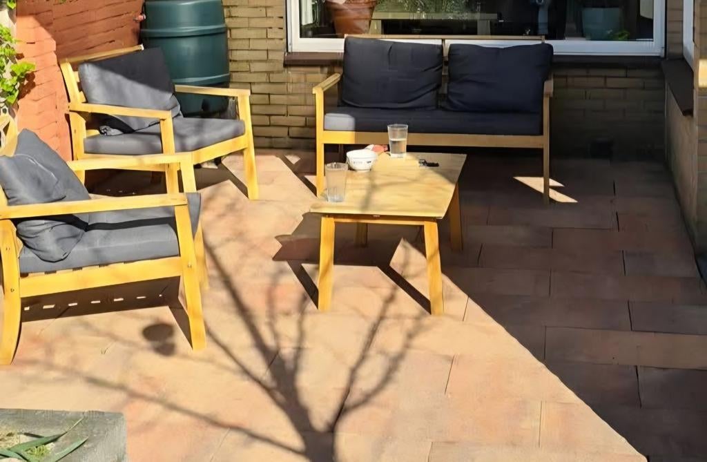 Tuinset, Tuin en Terras, Tuinsets en Loungesets, Ophalen, 4 zitplaatsen, Gebruikt, Bank