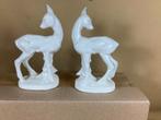 2 wit aardewerk herten, Ophalen of Verzenden