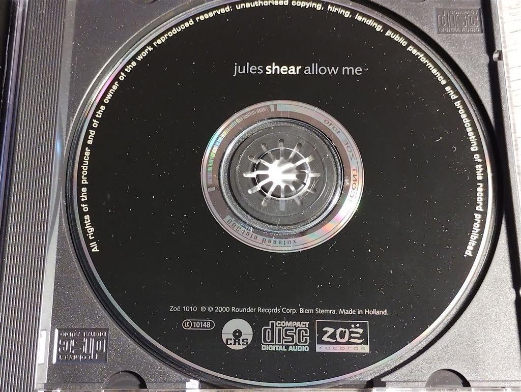 Jules Shear – Allow Me, Ophalen of Verzenden, Zo goed als nieuw