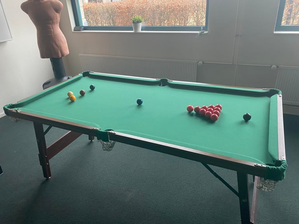 Snookertafel, Sport en Fitness, Biljarten en Poolen, Ophalen, Gebruikt, Snookertafel