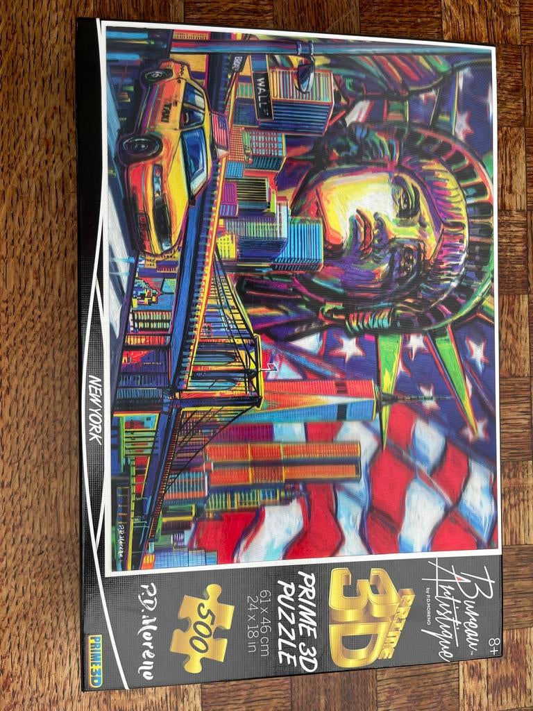 Prime 3D puzzel New York 500 stukjes, Hobby en Vrije tijd, Denksport en Puzzels, Ophalen of Verzenden, 500 t/m 1500 stukjes, Nieuw