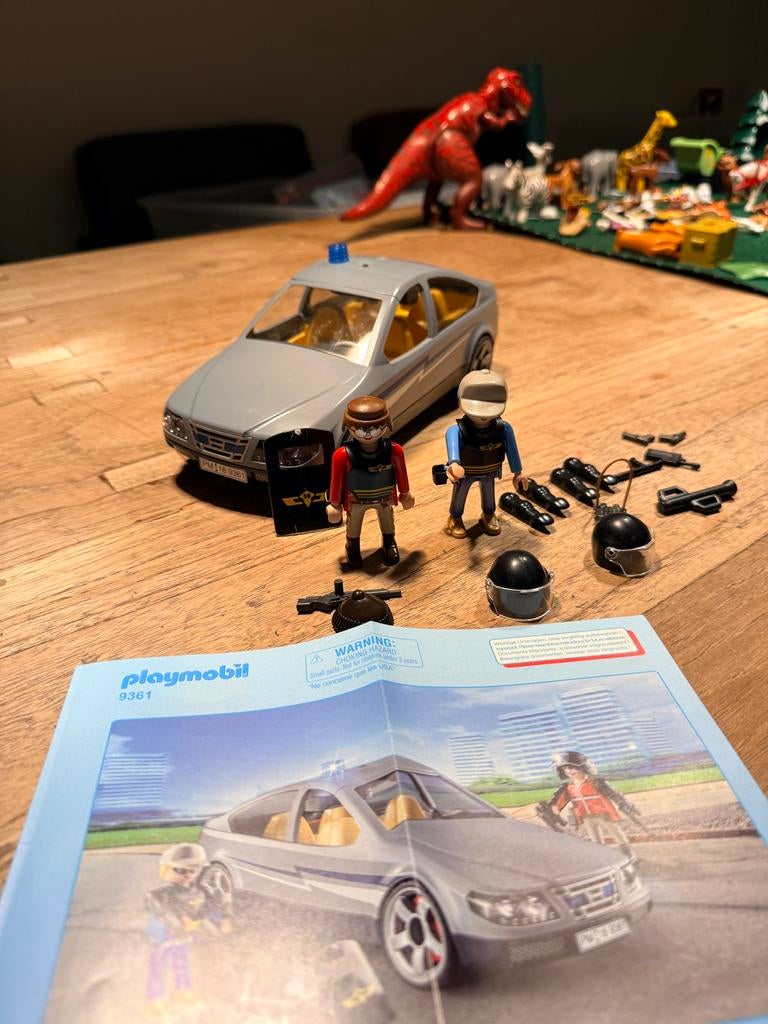 Playmobil 9361 - Politie sie Auto met Figuren, Kinderen en Baby's, Speelgoed | Playmobil, Ophalen of Verzenden, Gebruikt, Complete set