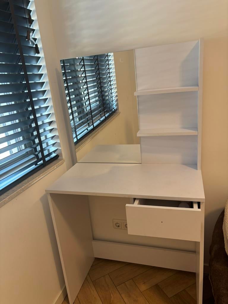 Kaptafel 75x40x141 cm wit, Ophalen of Verzenden, Zo goed als nieuw