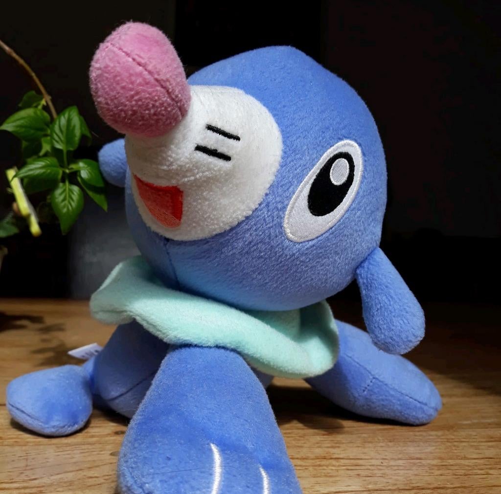 Tomy Pokemon Sun & Moon Popplio knuffel Nintendo Game Freak, Overige typen, Blauw, Ophalen of Verzenden, Zo goed als nieuw