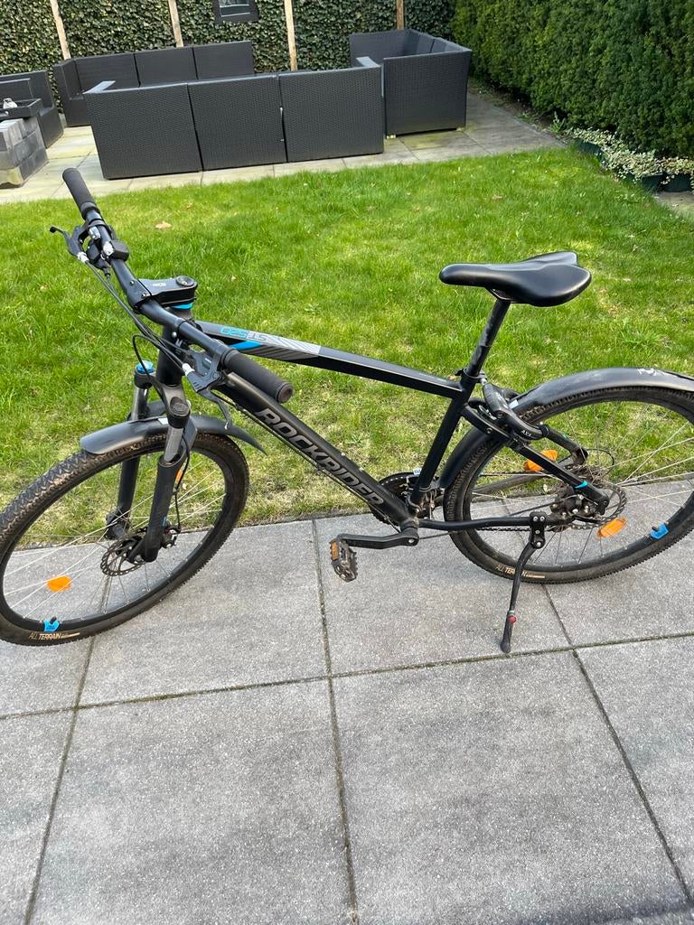 Rockrider ST 520 Mountainbike - Zwart, Zo goed als nieuw, Fietsen en Brommers, Fietsen | Mountainbikes en ATB, Hardtail, Heren