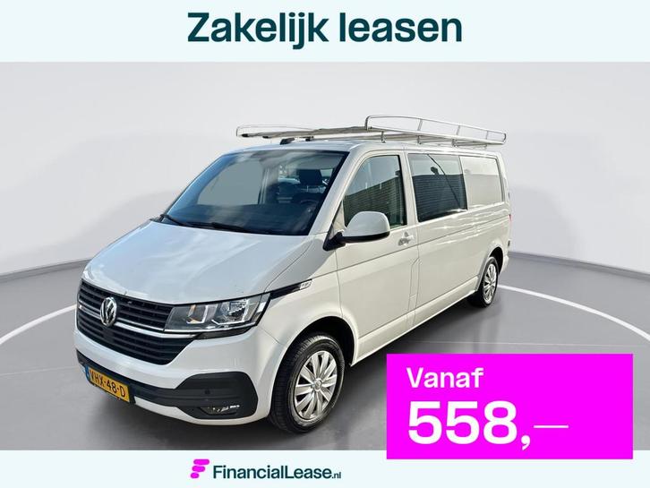 Volkswagen Transporter 2.0TDi 150pk DSG DC Comfortline L2 ·, Auto's, Bestelauto's, Bedrijf, Lease, Financial lease, ABS, Achteruitrijcamera