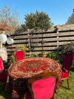 Perzische stijl gobelin tafelkleed., Gebruikt, Rond, Ophalen of Verzenden, Gobelin