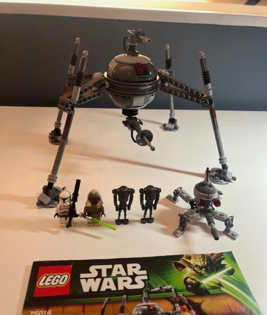 LEGO Star Wars 75016 Homing Spider Droid -Compleet -Minifigs, Kinderen en Baby's, Speelgoed | Duplo en Lego, Ophalen of Verzenden