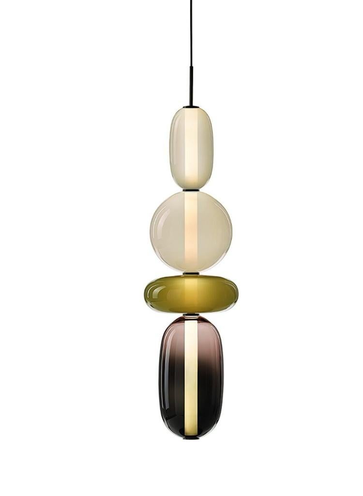 hanglamp Nordic Pebble Shape, Ophalen of Verzenden, Nieuw, Metaal, 50 tot 75 cm