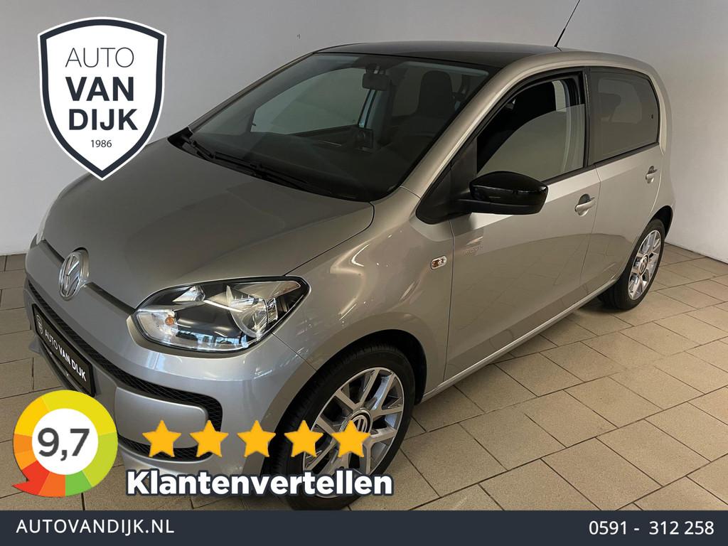 Volkswagen Up! 1.0 Move Up! AIRCO NAVI BLUETOOTH ZWART DAK E, Voorwielaandrijving, Stof, Gebruikt, Bedrijf