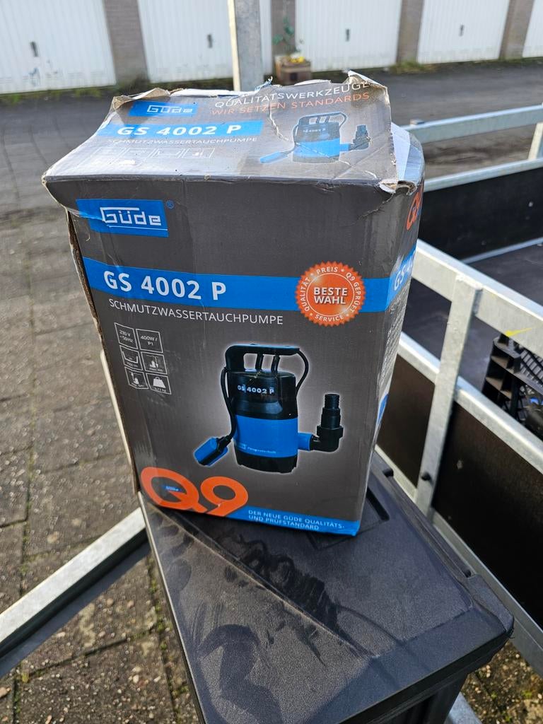 Gude GS 4002 P Dompelpomp, Tuin en Terras, Waterpompen, Ophalen