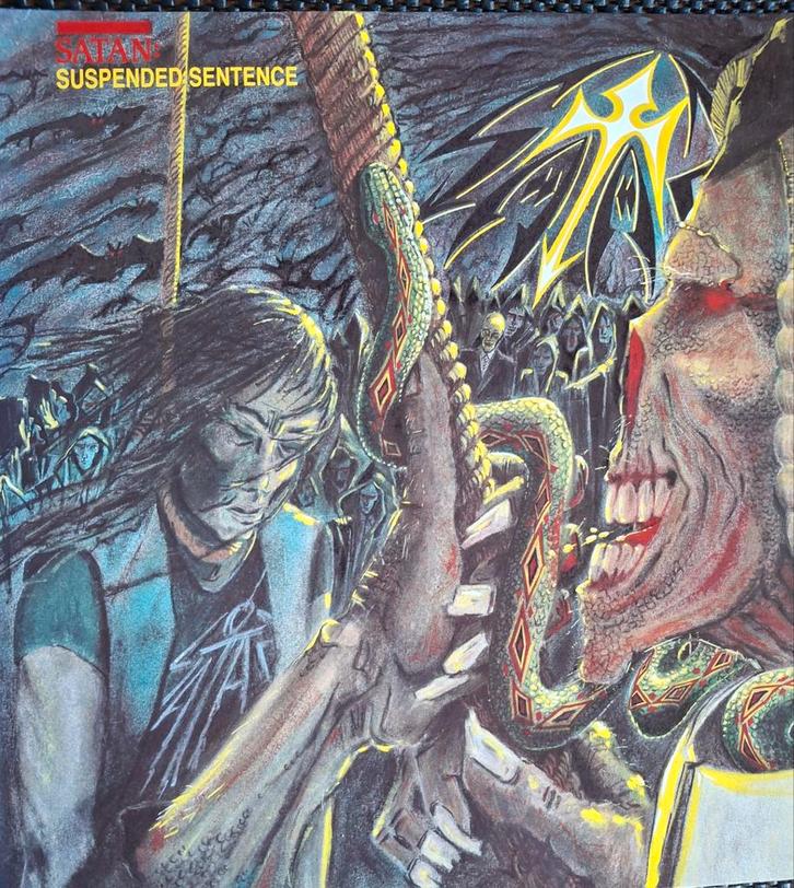 Satan - Suspended Sentence LP (1987) Steamhammer SH 0069, Cd's en Dvd's, Vinyl | Hardrock en Metal, Ophalen of Verzenden