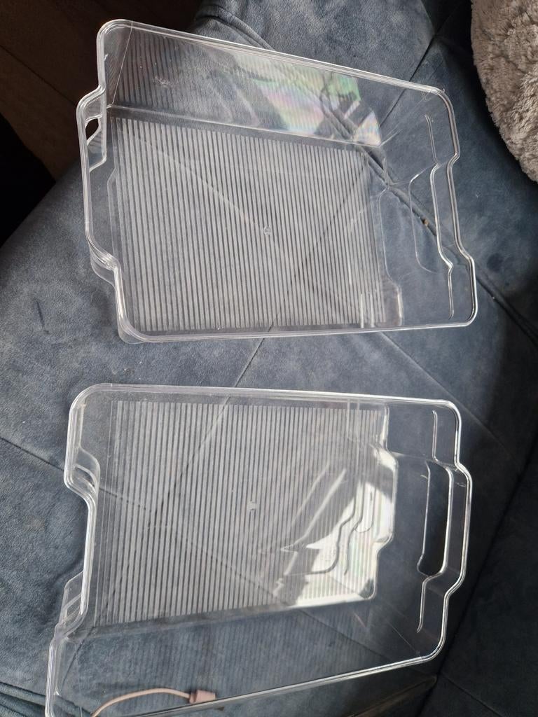 Handige opbergbakjes voor in de koelkast - 2 stuks, Overige typen, Ophalen of Verzenden, Gebruikt, Kunststof