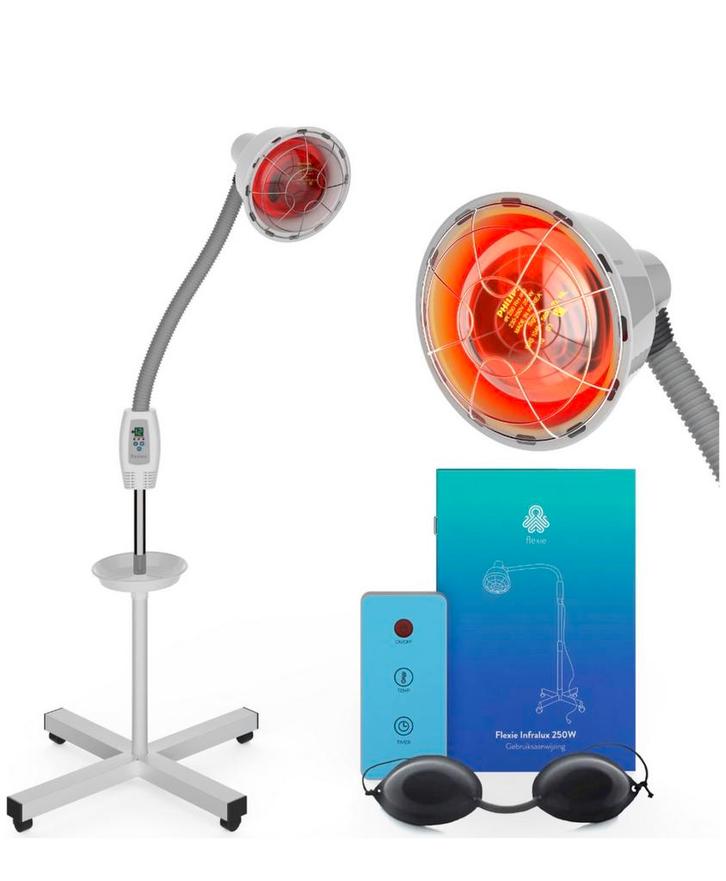 FLEXIE Infralux Infraroodlamp - Rood Licht 275W -€5, Witgoed en Apparatuur, Persoonlijke-verzorgingsapparatuur, Zo goed als nieuw