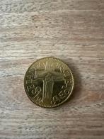 Paus Franciscus Herdenkingsmunt - Goudkleurig, Postzegels en Munten, Ophalen of Verzenden, Overige landen, Losse munt