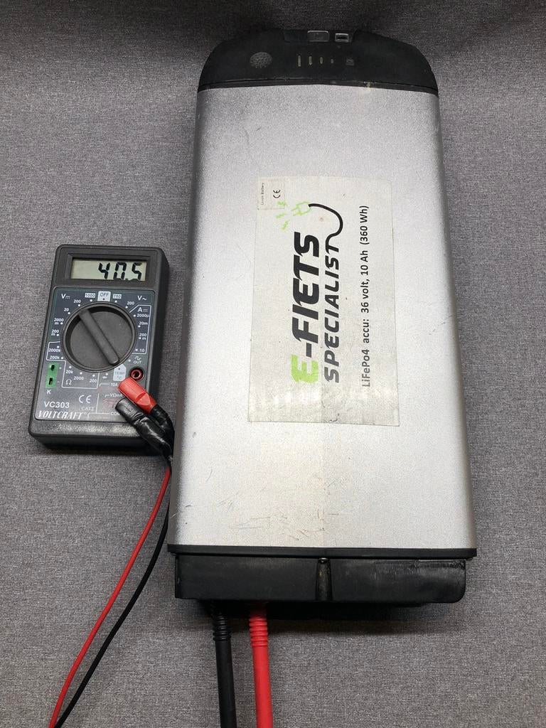 Elektrische fiets accu  36V/10Ah 360watt, Fietsen en Brommers, Fietsaccessoires | Fietsaccu's, Ophalen, Zo goed als nieuw