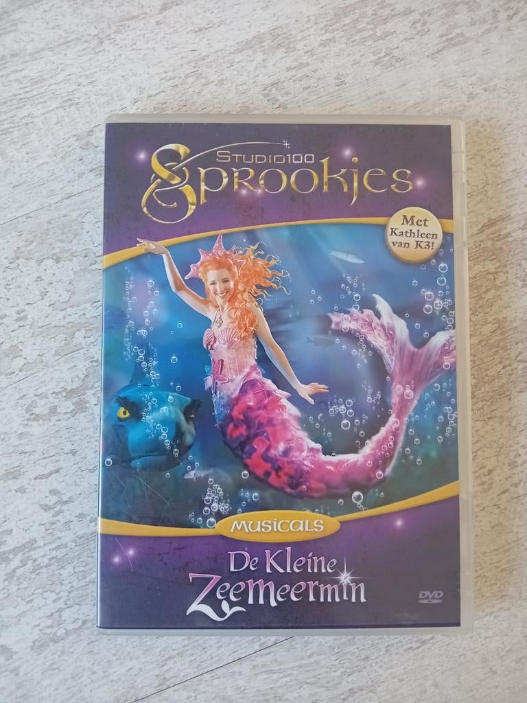 De Kleine Zeemeermin Musical DVD Studio 100 Kathleen K3, Alle leeftijden, Ophalen of Verzenden, Zo goed als nieuw