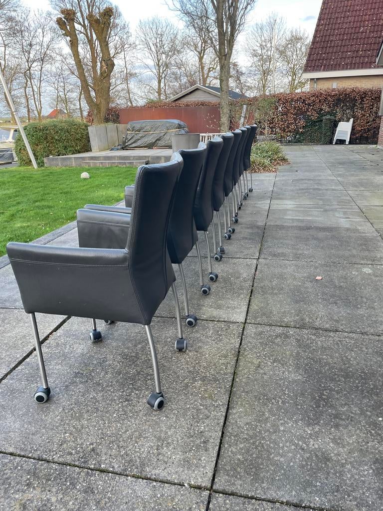 ‘Montis’  look a like charly stoelen, Huis en Inrichting, Stoelen, Kunststof, Gebruikt, Zwart, Stijl montis charlie