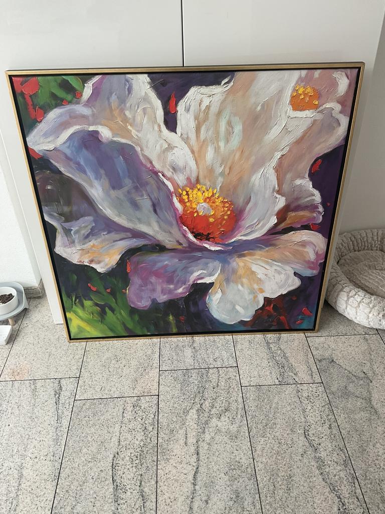 Ikea Hallaryd 100x100 bloemen zeer mooi, Ophalen