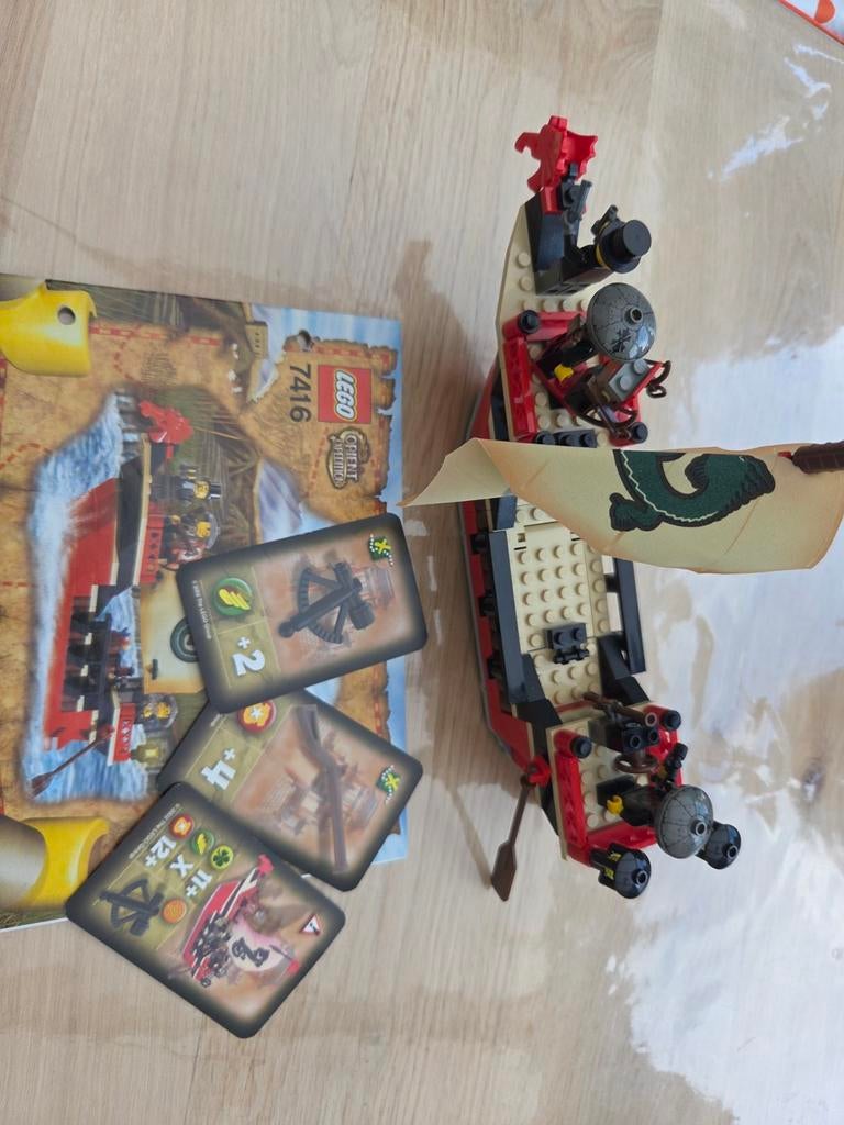 Lego set 7416 orient expedition compleet, Ophalen of Verzenden, Zo goed als nieuw
