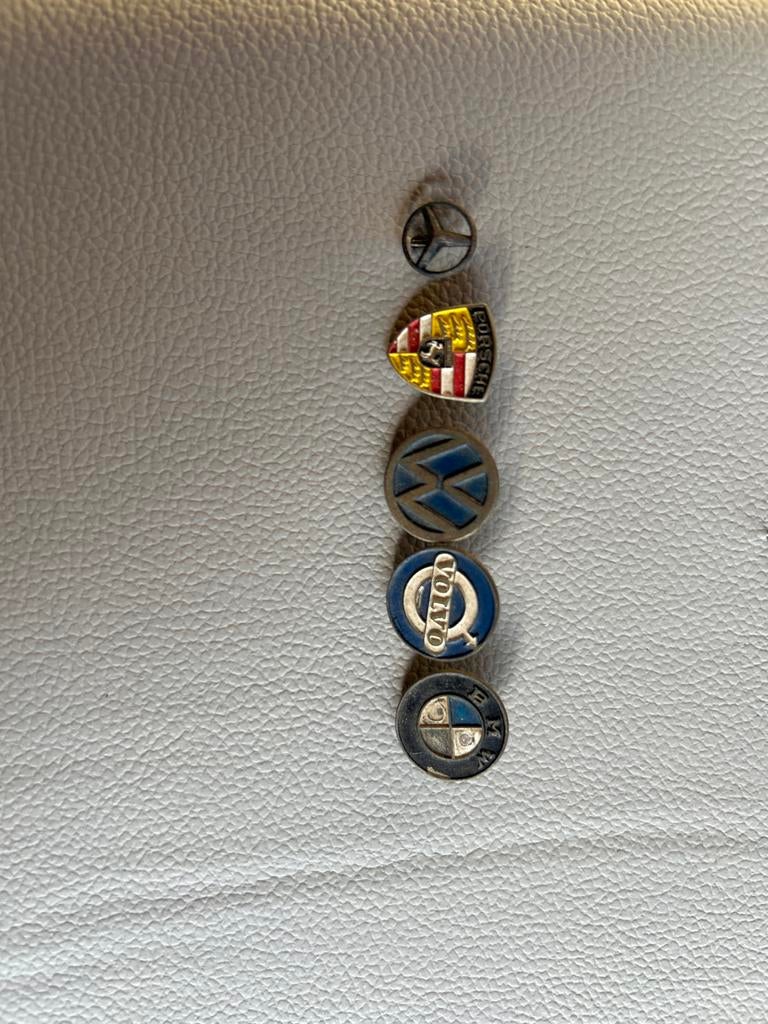Vintage Spelden Jaren '60 - Auto Logo's (Mercedes, Porsche,, Ophalen of Verzenden, Gebruikt, Overige typen