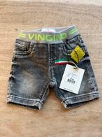 NIEUW! Stoere korte grijze jeans broek van Vingino - size 80, Ophalen of Verzenden, Zo goed als nieuw, Jongetje, Broekje