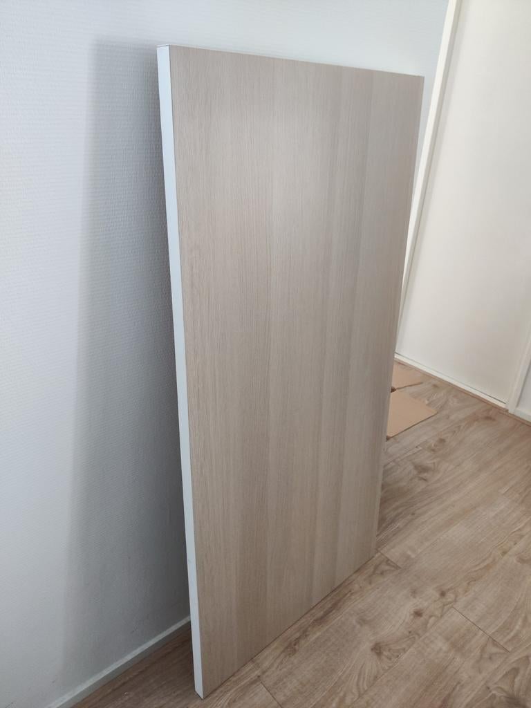 Tafelblad IKEA 75x150 houtkleur, Ophalen, 50 tot 100 cm, Zo goed als nieuw, Rechthoekig