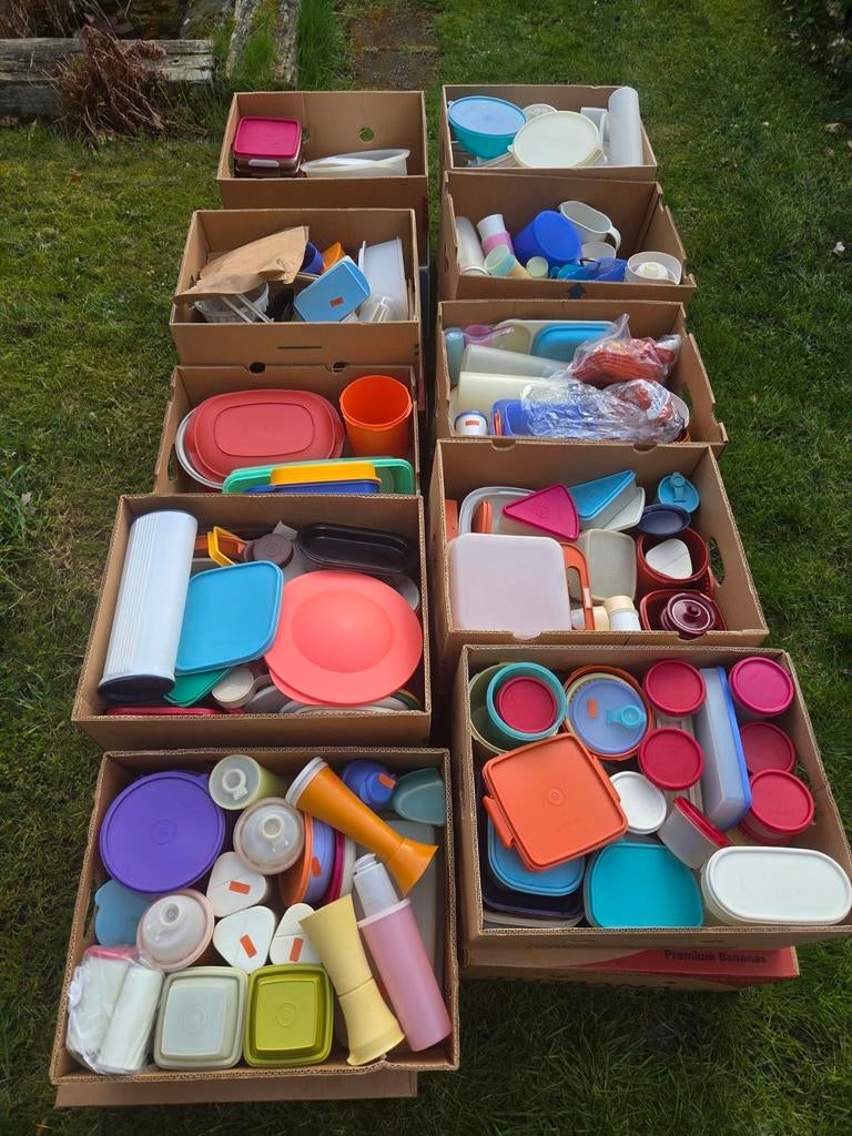 Grote partij Tupperware, Ophalen