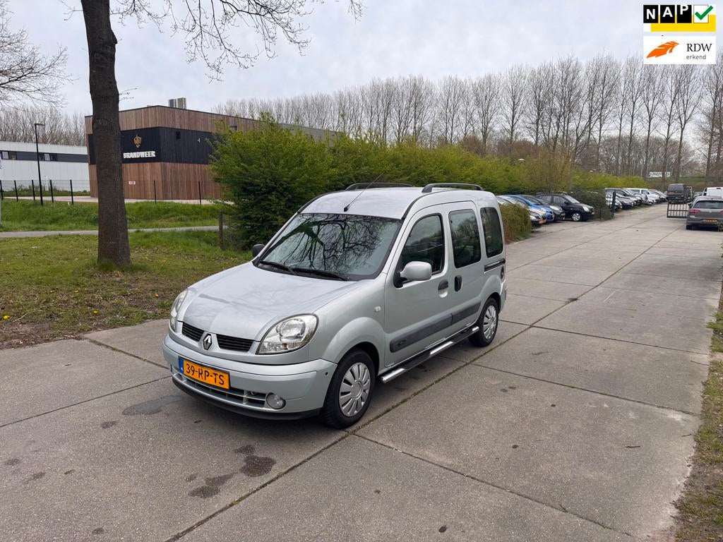 Renault Kangoo 1.6-16V Privilège Airco.Airco, Auto's, Renault, Gebruikt, Metallic lak, 49 €/maand, Origineel Nederlands