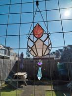 Glas in lood Art Deco druppel raamhanger, Antiek en Kunst, Antiek | Glas en Kristal, Ophalen of Verzenden