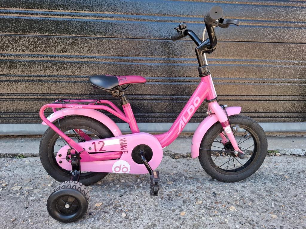 Aldo 12 inch meisjesfiets met zijwieltjes, Fietsen en Brommers, Fietsen | Kinderfietsjes, Zijwieltjes, Niet ingevuld, Niet ingevuld