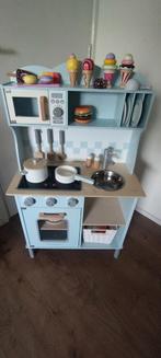 Stevige speelkeuken incl. extra speelgoed eten, Ophalen of Verzenden, Zo goed als nieuw