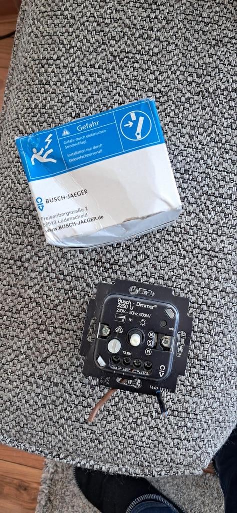 Busch-Jaeger dimmer 2250U, Ophalen of Verzenden, Zo goed als nieuw, Overige typen