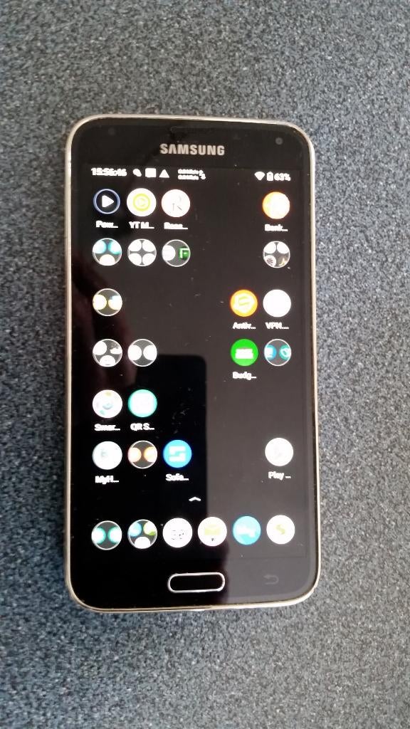 Samsung S5 SM-G900F 16GB zwart Android 11 bieden €30+, Telecommunicatie, Mobiele telefoons | Samsung, Gebruikt, Overige modellen