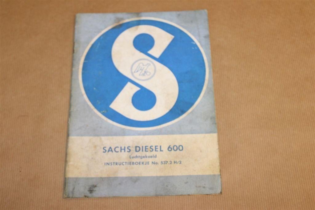 Instructieboekje Sachs Diesel 600 motor - Ca 1965, Ophalen of Verzenden, Gelezen, Bouwkunde