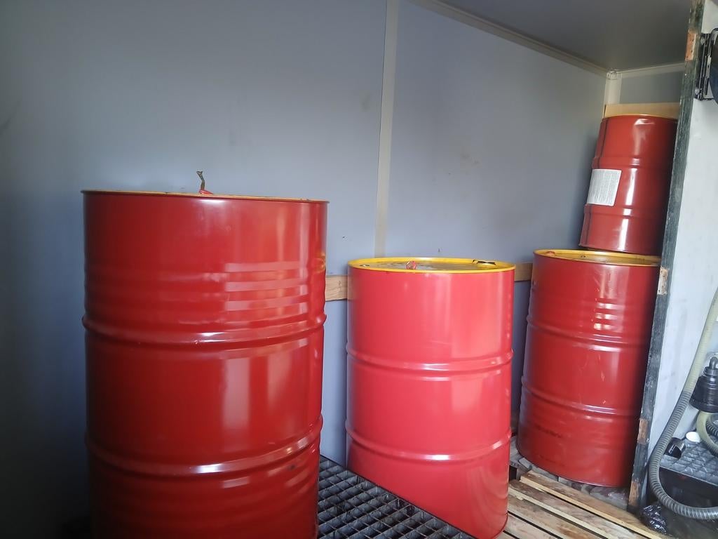 Olie drum / vat 200 Liter., Ophalen