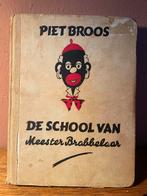 Piet Broos/De school van Meester Brabbelaar Blackmemorabilia, Ophalen of Verzenden, Gelezen, Fictie algemeen