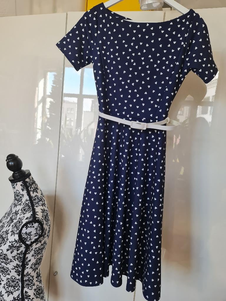 Jurk van Topvintage ongedragen maat 10, Ophalen, Nieuw, Maat 38/40 (M), Onder de knie