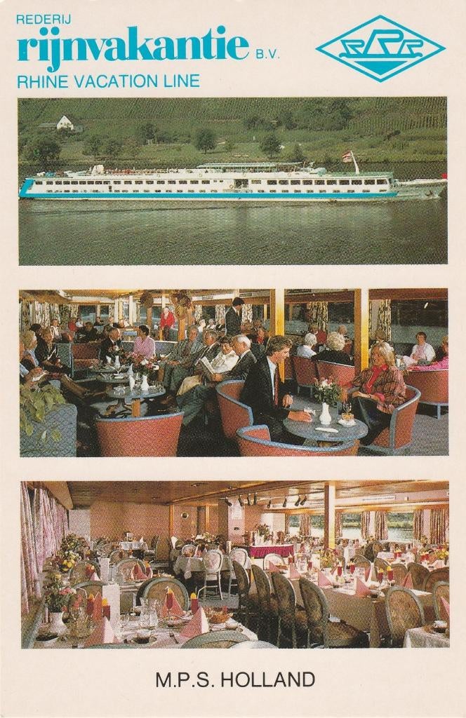 ROTTERDAM Rederij Rijnvakantie, Verzenden, 1980 tot heden, Ongelopen, Zuid-Holland