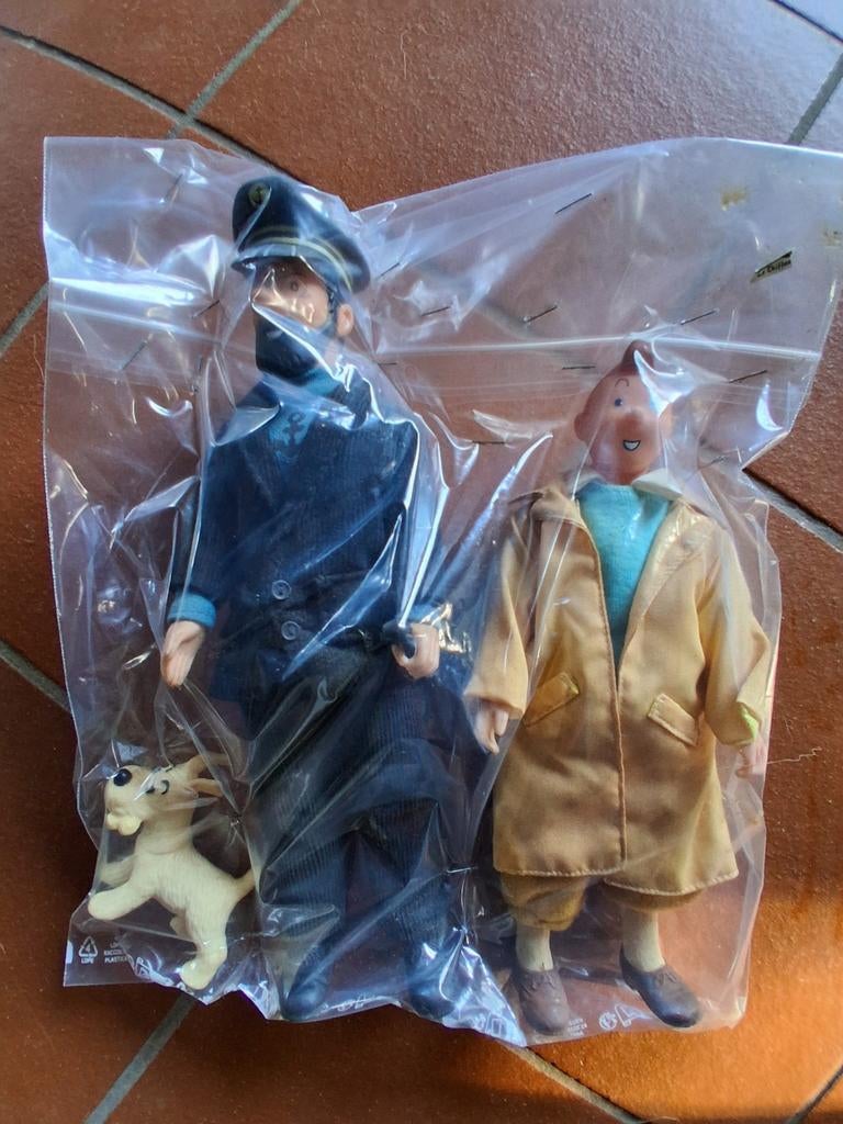 Kuifje poppen., Ophalen of Verzenden, Kuifje, Zo goed als nieuw, Beeldje of Figuurtje