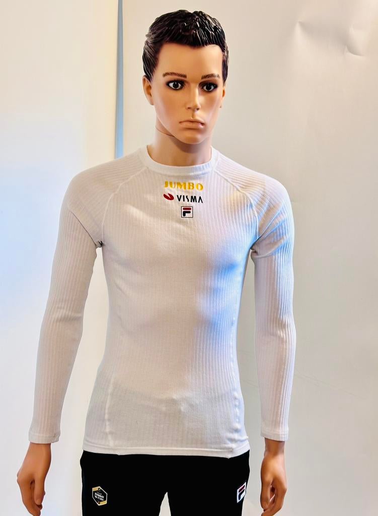 Sportkleding sportshirt thermoshirt shirt maat M Fila, Maat 48/50 (M), Wit, Ophalen of Verzenden, Zo goed als nieuw