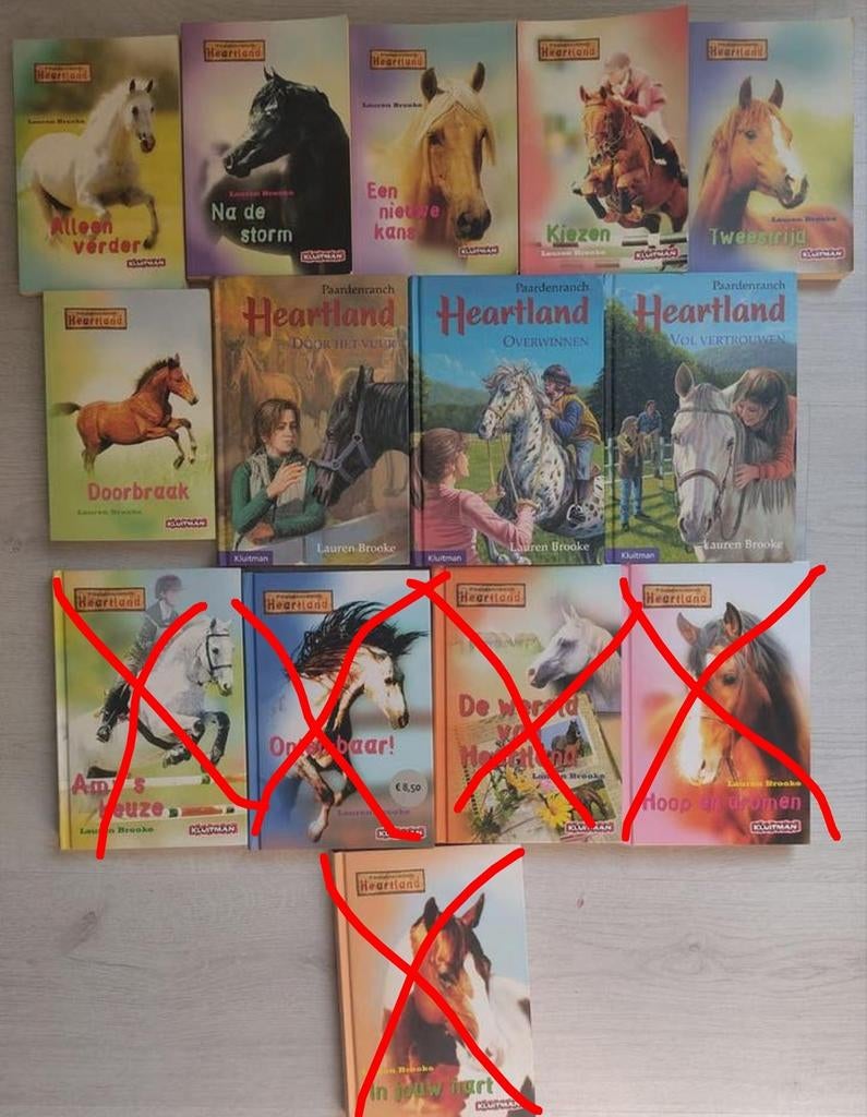9 delen uit de Heartland serie van Lauren Brooke!, Boeken, Ophalen of Verzenden, Zo goed als nieuw, Lauren Brooke