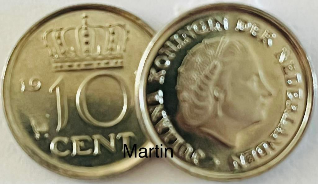 10 Cent Juliana diverse jaartallen o.a. FDC, Postzegels en Munten, Munten | Nederland, Verzenden, Koningin Juliana, 10 cent, Losse munt