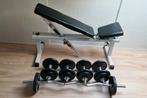 Complete set voor de thuissporter, Sport en Fitness, Fitnessmaterialen, Ophalen, Zo goed als nieuw, Benen, Dumbbell