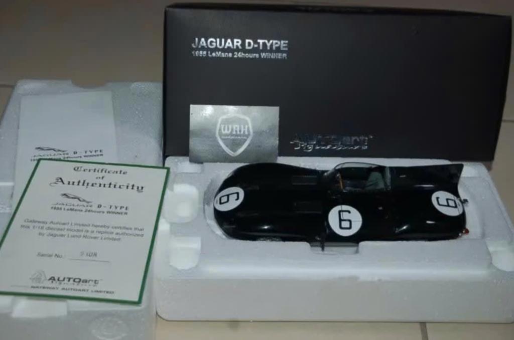 1:18 JAGUAR D TYPE #6 LEMANS WINNER Autoart 85586 in box WRH, Hobby en Vrije tijd, Modelauto's | 1:18, Verzenden, Zo goed als nieuw