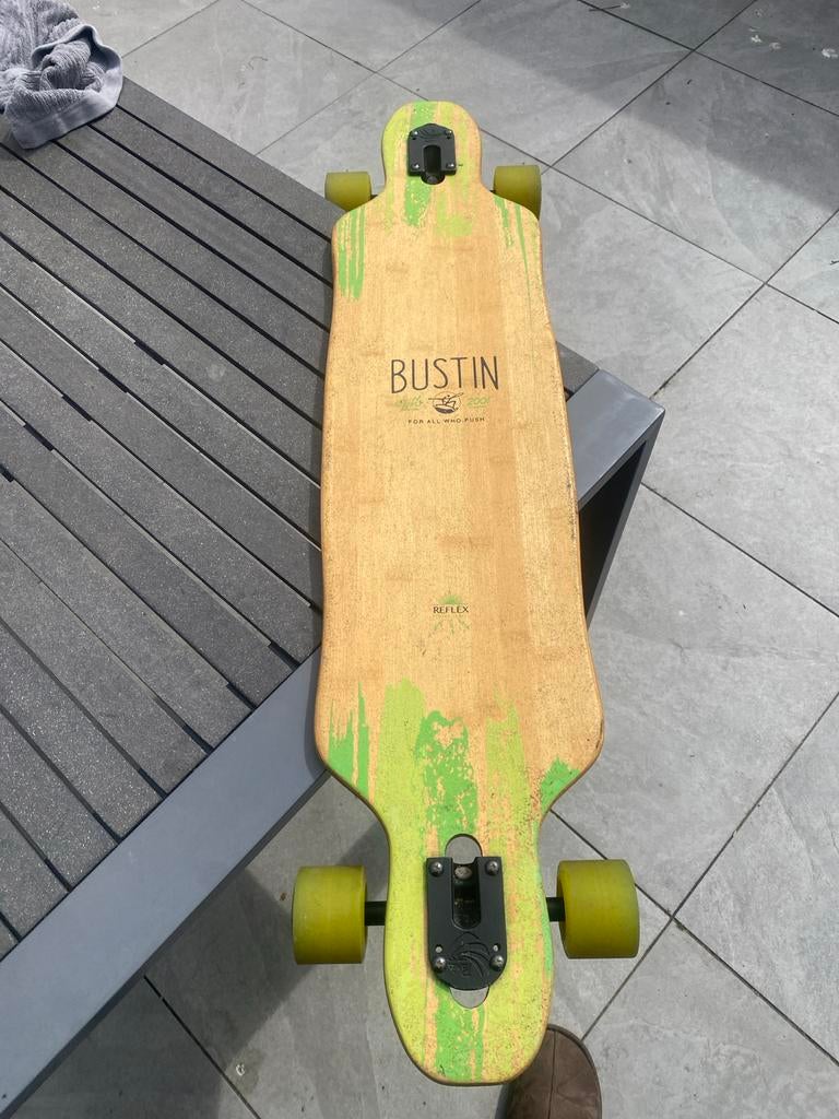 Bustin Reflex longboard, Sport en Fitness, Skateboarden, Ophalen, Gebruikt, Skateboard, Longboard