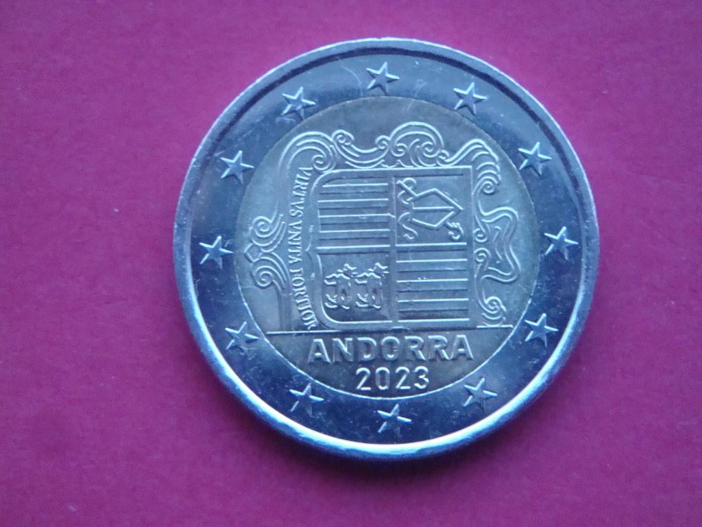 Andorra 2 Euromunt UNC 2023., Verzenden, Overige landen, 2 euro, Losse munt