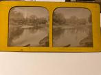 Stereofoto Utrecht Plantsoen Bolwerk 1860-1870, Gebruikt, Foto, Ophalen of Verzenden, Voor 1940